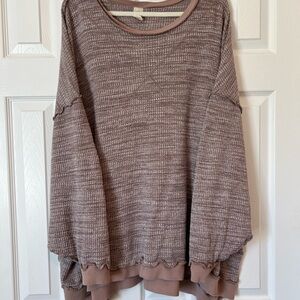 We The Free Pink Knit Sweater